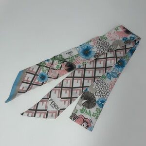 Authentic Fendi Silk Bandeau